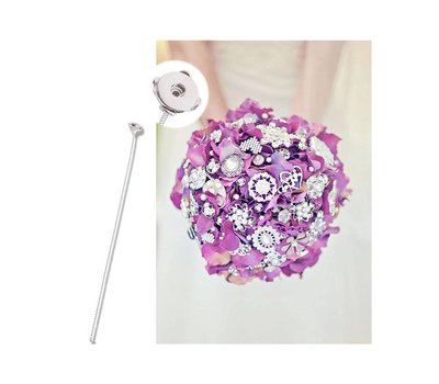 Clicks Sieraden Clicks bloemen boeket speld zilver