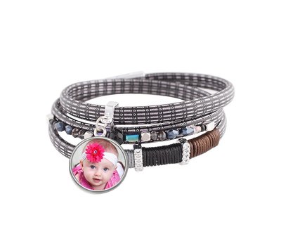 Armband met Foto Armband met Foto Triple Stone