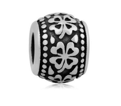 Bedels en Kralen Bedel bloemen zilver voor bedelarmbanden