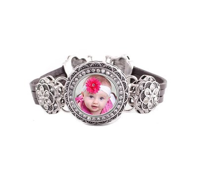 Foto Armbanden Armband beauty zilver met foto