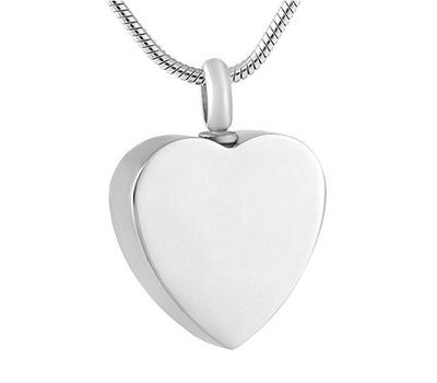 Assieraden Ashanger hart zilver inclusief ketting