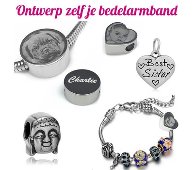 Ontwerp zelf je bedelarmband met foto