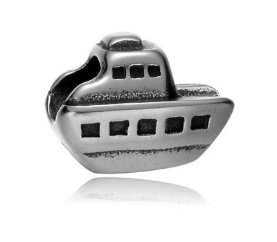 Bedels Kralen Bedel boot zilver