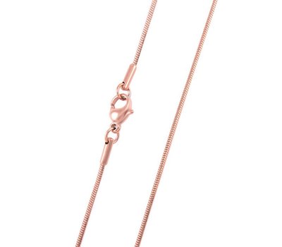 Assieraden Rose gouden rvs snake ketting