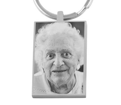 Graveer Sleutelhanger Sleutelhanger rechthoek graveren deluxe