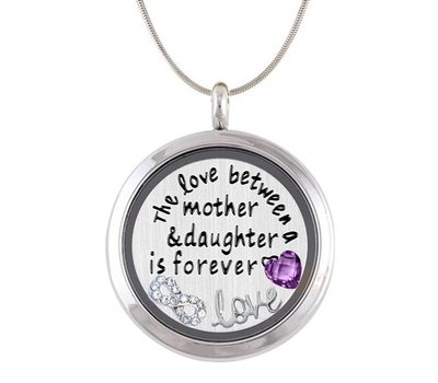 Complete Memory locket Moeder en Dochter Memory Locket Ketting