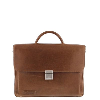 Plevier Leren business/laptoptas 2-vaks 15.6" Plevier 476