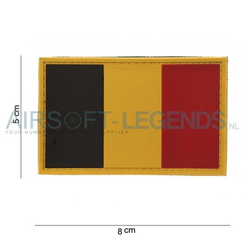 101Inc. 101Inc. Belgische Vlag Rubber Patch 101Inc. 101Inc. Belgische Vlag Rubber Patch
