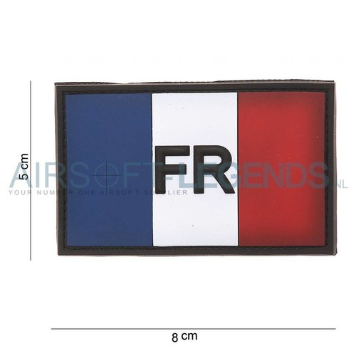 101Inc. 101Inc. Franse Vlag FR Rubber Patch 101Inc. 101Inc. Franse Vlag FR Rubber Patch