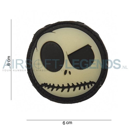 JTG JTG Nightmare Smiley Rubber Patch JTG JTG Nightmare Smiley Rubber Patch