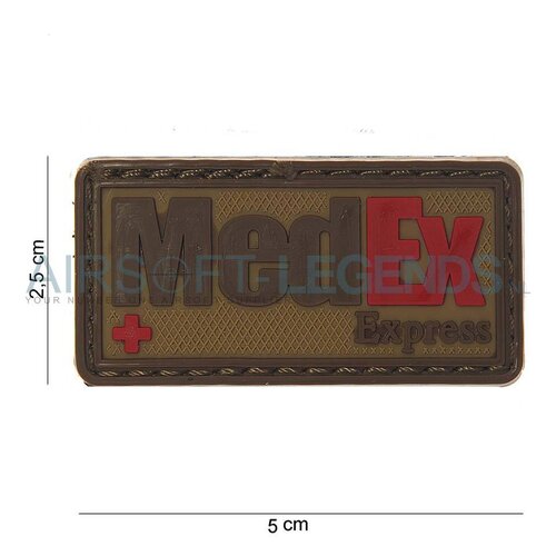 JTG JTG MedEx Rubber Patch Coyote JTG JTG MedEx Rubber Patch Coyote