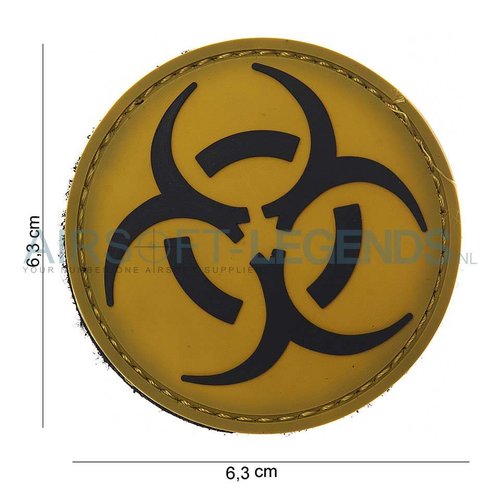 101Inc. 101Inc. Resident Evil Rubber Patch Yellow 101Inc. 101Inc. Resident Evil Rubber Patch Yellow
