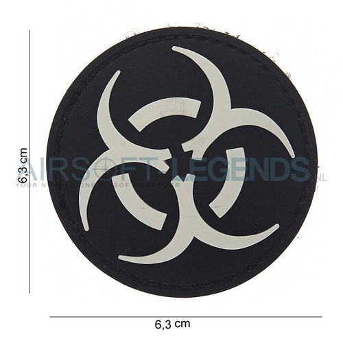 101Inc. 101Inc. Resident Evil Rubber Patch Black/White 101Inc. 101Inc. Resident Evil Rubber Patch Black/White