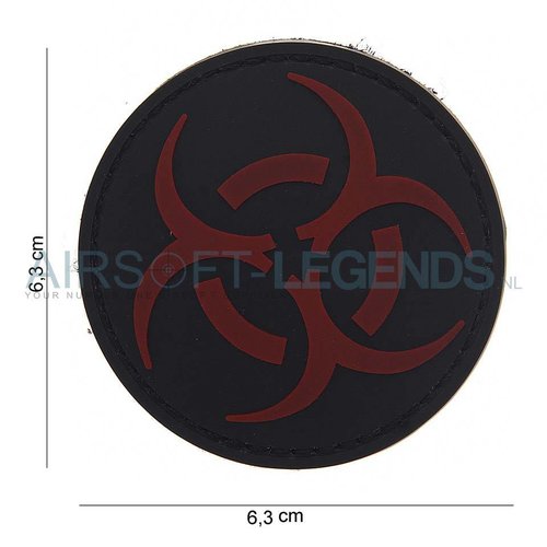 101Inc. 101Inc. Resident Evil Rubber Patch Black/Red 101Inc. 101Inc. Resident Evil Rubber Patch Black/Red