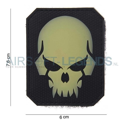 101Inc. 101Inc. Evil Skull Patch Glow in the dark 101Inc. 101Inc. Evil Skull Patch Glow in the dark