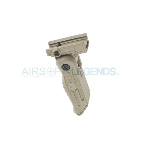CAA Tactical CAA Tactical 3 Pos Front Arm Folding Grip Khaki CAA Tactical CAA Tactical 3 Pos Front Arm Folding Grip Khaki