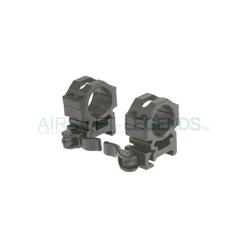 Leapers Leapers QD 25.4mm CNC Mount Rings Medium Leapers Leapers QD 25.4mm CNC Mount Rings Medium