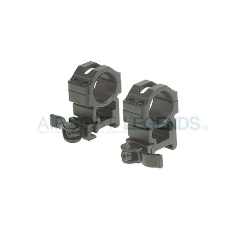 Leapers Leapers QD 25.4mm CNC Mount Rings High Leapers Leapers QD 25.4mm CNC Mount Rings High