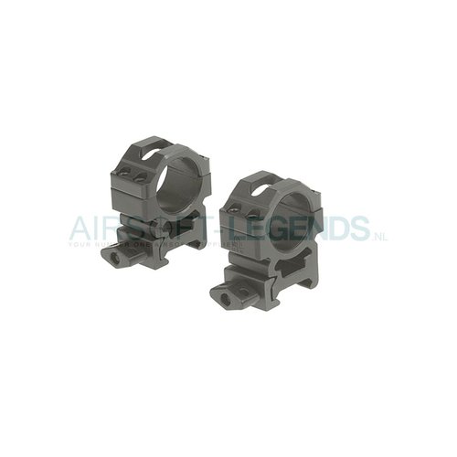 Leapers Leapers CNC - Medium Mount Rings 25.4mm Leapers Leapers CNC - Medium Mount Rings 25.4mm