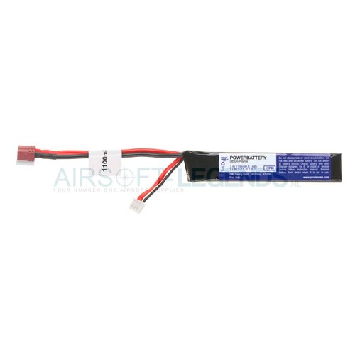 Pirate Arms Pirate Arms LiPo 7.4V 1100mAh 15C Stock Tube Type T-Plug Pirate Arms Pirate Arms LiPo 7.4V 1100mAh 15C Stock Tube Type T-Plug