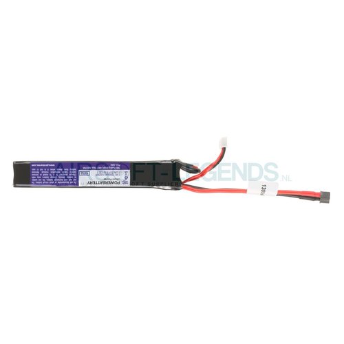 Pirate Arms Pirate Arms LiPo 7.4V 1300mAh 15C Twin Type Mini T-Plug Pirate Arms Pirate Arms LiPo 7.4V 1300mAh 15C Twin Type Mini T-Plug