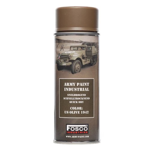 Fosco Fosco Army Paint 400ml - US Olive 1942 Fosco Fosco Army Paint 400ml - US Olive 1942