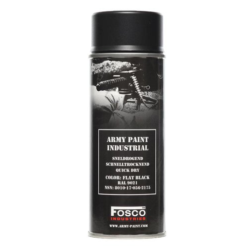 Fosco Fosco Army Paint 400ml - Flat Black RAL9021 Fosco Fosco Army Paint 400ml - Flat Black RAL9021