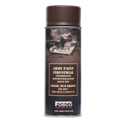 Fosco Fosco Army Paint 400ml - Mud Brown RAL8027 Fosco Fosco Army Paint 400ml - Mud Brown RAL8027