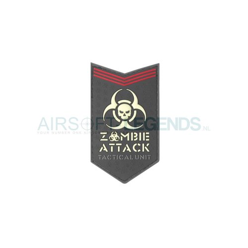 JTG JTG Zombie Attack Rubber Patch Glow in the Dark JTG JTG Zombie Attack Rubber Patch Glow in the Dark