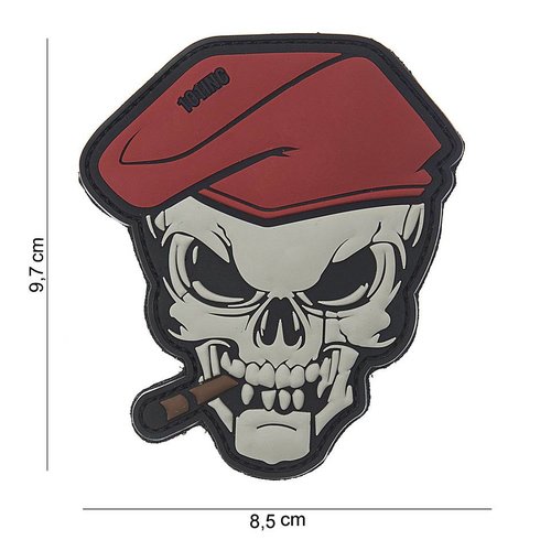 101Inc. 101Inc PVC Patch SigaarSkull 101Inc. 101Inc PVC Patch SigaarSkull
