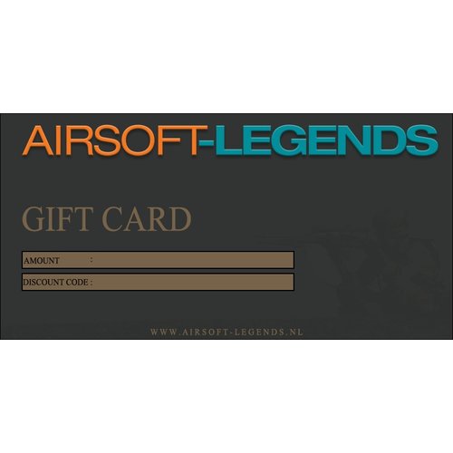 Airsoft-Legends Airsoft Legends Gift Card Airsoft-Legends Airsoft Legends Gift Card