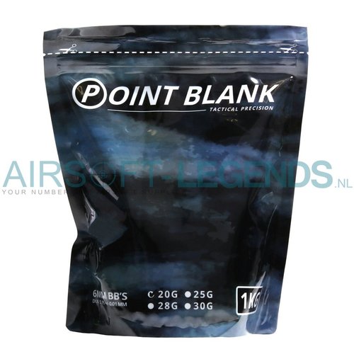 Point Blank Point Blank 0,20gr Bio bb's 1KG Point Blank Point Blank 0,20gr Bio bb's 1KG