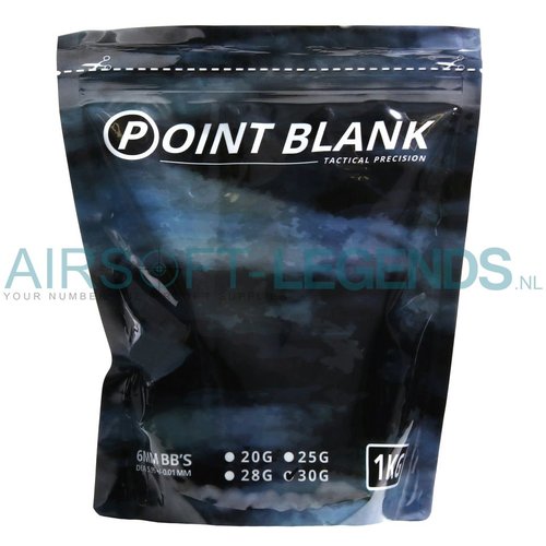 Point Blank Point Blank 0,30gr Bio bb's 1KG Point Blank Point Blank 0,30gr Bio bb's 1KG