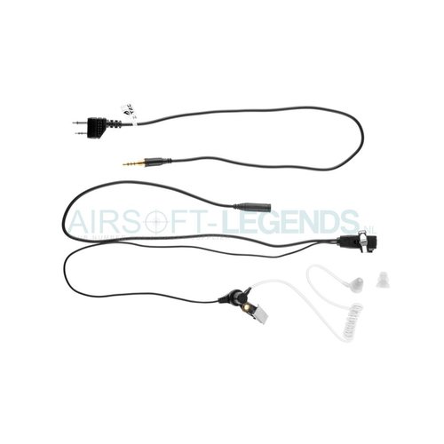 Z-Tactical Z-Tactical FBI Style Acoustic Headset Midland Connector Z-Tactical Z-Tactical FBI Style Acoustic Headset Midland Connector