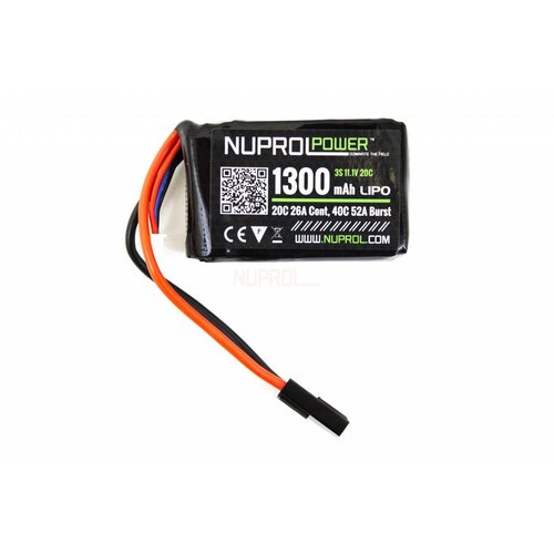 NUPROL Nuprol LiPo 11.1V 1300Mah 20C PEQ15 Micro type NUPROL Nuprol LiPo 11.1V 1300Mah 20C PEQ15 Micro type