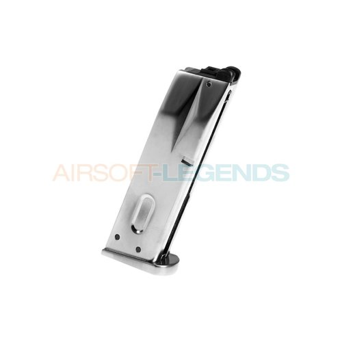 WE WE Magazine M9 Chrome GBB 25rds WE WE Magazine M9 Chrome GBB 25rds