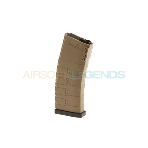 G&G G&G Magazine M4 Midcap 120rds FDE Black G&G G&G Magazine M4 Midcap 120rds FDE Black