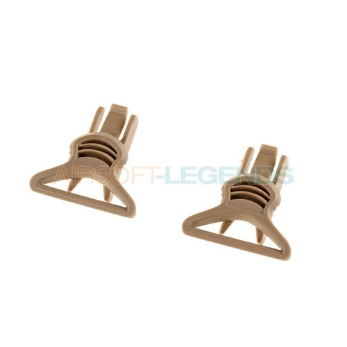FMA FMA Goggle Swivel Clips 36mm Dark Earth FMA FMA Goggle Swivel Clips 36mm Dark Earth