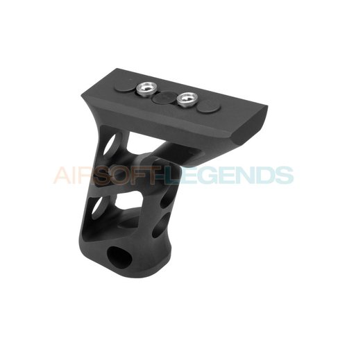 Metal Metal CNC Keymod Long Angled Grip Black Metal Metal CNC Keymod Long Angled Grip Black