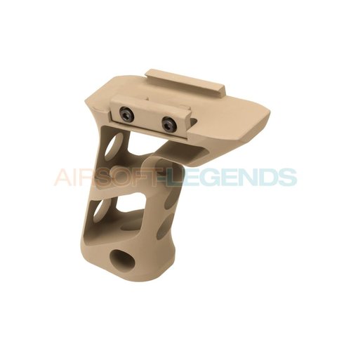 Metal Metal CNC Picatinny Long Angled Grip Dark Earth Metal Metal CNC Picatinny Long Angled Grip Dark Earth
