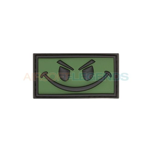 JTG JTG Evil Smiley Rubber Patch OD JTG JTG Evil Smiley Rubber Patch OD