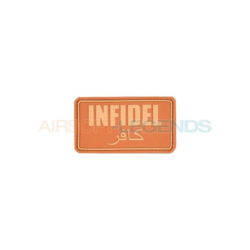 JTG JTG Infidel Rubber Patch Coyote JTG JTG Infidel Rubber Patch Coyote