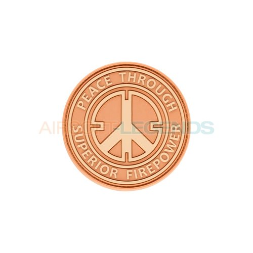 JTG JTG Peace Rubber Patch Coyote JTG JTG Peace Rubber Patch Coyote