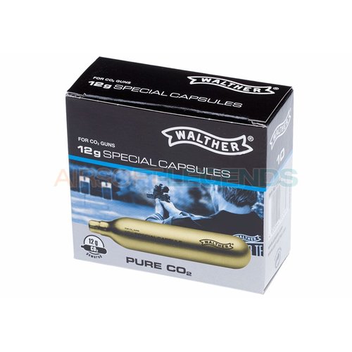 Walther Walther Co2 Capsules 12g 10st Walther Walther Co2 Capsules 12g 10st