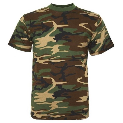 Fosco Fosco Woodland Camo T-Shirt Fosco Fosco Woodland Camo T-Shirt