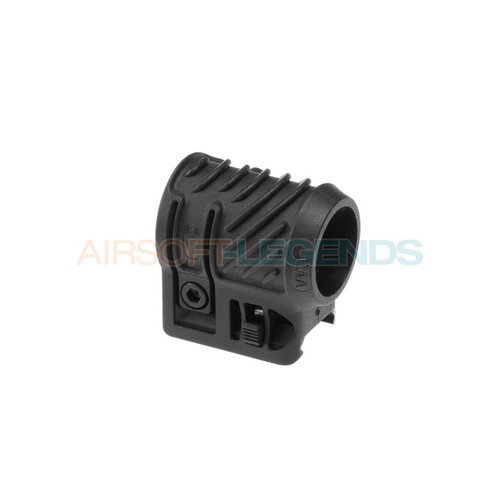 CAA Tactical CAA Tactical Picatinny Flashlight Adaptor Black CAA Tactical CAA Tactical Picatinny Flashlight Adaptor Black