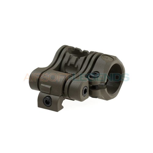CAA Tactical CAA Tacttical QR 5 Pos Flashlight Mount OD Green CAA Tactical CAA Tacttical QR 5 Pos Flashlight Mount OD Green