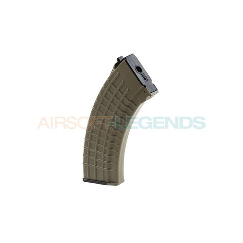 King Arms King Arms Midcap Magazine AK47 Waffle (140BB's) Desert King Arms King Arms Midcap Magazine AK47 Waffle (140BB's) Desert