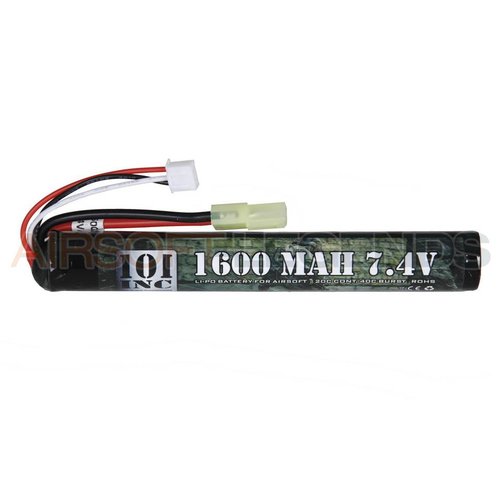 101Inc. 101Inc. 7.4V LiPo battery - 1600 MaH 20C Stick Type 101Inc. 101Inc. 7.4V LiPo battery - 1600 MaH 20C Stick Type