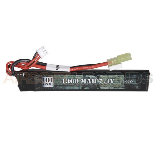 101Inc. 101Inc. 7.4V LiPo batterij - 1300 MaH 20C Stock Tube Type 101Inc. 101Inc. 7.4V LiPo batterij - 1300 MaH 20C Stock Tube Type